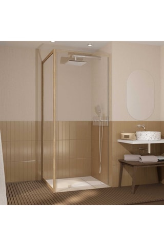 Mampara de cuarto de baño - 200 x 80 x 0,6 cm