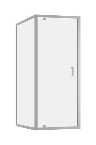 Puerta y mampara de cuarto de baño de 1 puerta - 80 x 200 x 80 cm