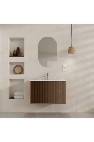 Conjunto de mueble de cuarto de baño - 131,6 x 62 x 47 cm