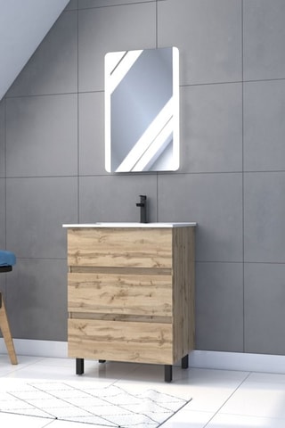 Conjunto de mueble de cuarto de baño - 81 x 60 x 45 cm