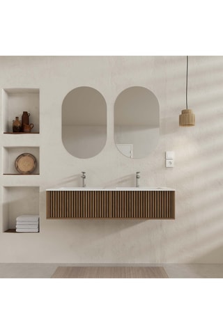 Conjunto de mueble de cuarto de baño - 117,6 x 121,5 x 47 cm