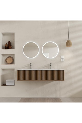 Conjunto de mueble de cuarto de baño - 87,6 x 121,5 x 47 cm