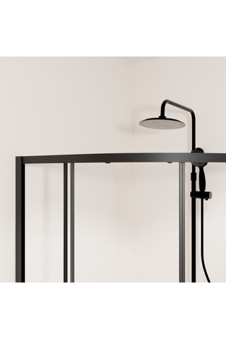 Puerta y mampara de cuarto de baño de 2 puertas - 185 x 90 x 90 cm