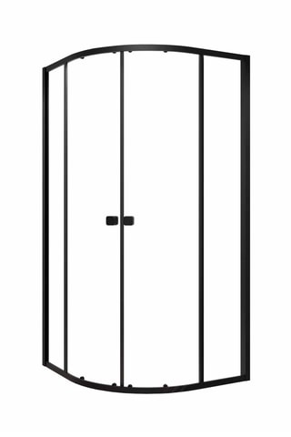 Puerta y mampara de cuarto de baño de 2 puertas - 185 x 90 x 90 cm