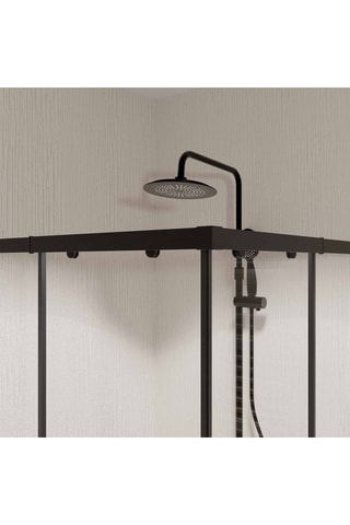 Puerta y mampara de cuarto de baño de 2 puertas - 185 x 90 x 0,5 cm