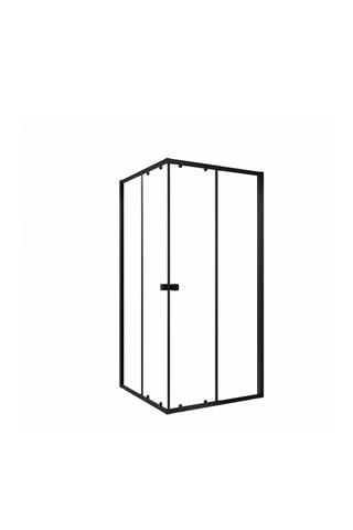 Puerta y mampara de cuarto de baño de 2 puertas - 185 x 90 x 0,5 cm
