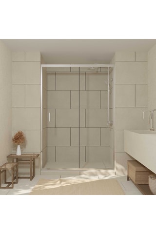 Puerta de cuarto de baño de 1 puerta - 200 x 140 x 0,6 cm