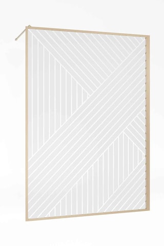 Mampara de ducha - Marrón - 140 x 200 cm