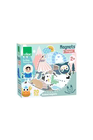20 magnets en bois Michelle Carlslund - Dès 2 ans