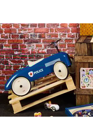 Porteur voiture vintage police - Dès 18 mois