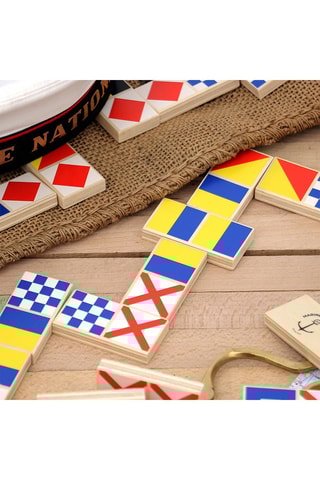 Dominos en bois Marine nationale - Dès 2 ans