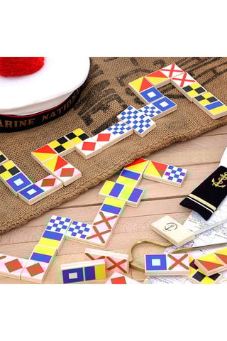 Dominos en bois Marine nationale - Dès 2 ans