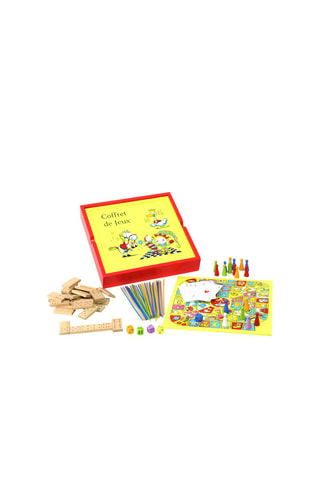 Coffret en bois 100 jeux Dès 3 ans