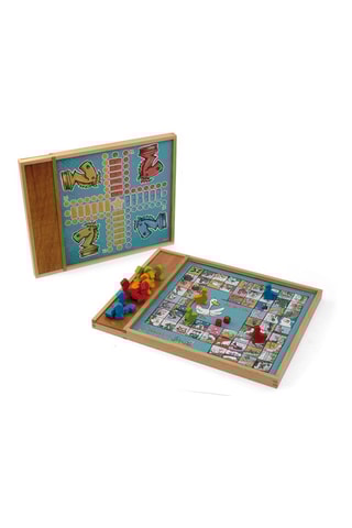 Jeu de l’oie et jeu des petits chevaux en bois - Dès 5 ans