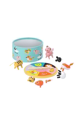 Grande loterie des animaux en bois - Dès 3 ans