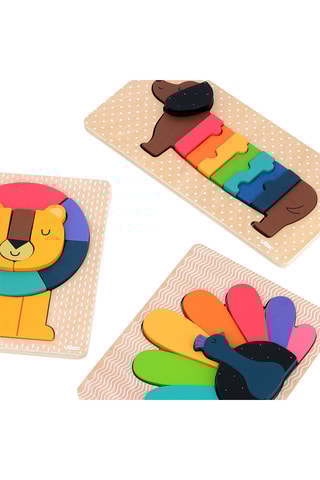 Puzzle d'encastrement en bois - Dès 1 an
