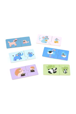 Puzzle maman bébé en bois - 24 pièces -Dès 2 ans