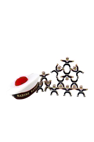 Jeu d'équilibre en bois - 12 pièces - Dès 3 ans