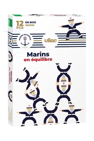 Jeu d'équilibre en bois - 12 pièces - Dès 3 ans