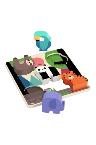 Puzzle sonore en bois - 5 pièces - Dès 18 mois