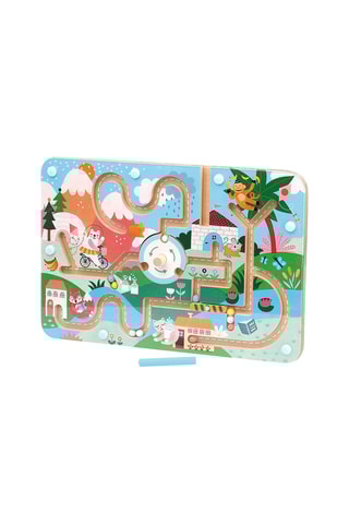 Labyrinthe magnétique en bois - Dès 2 ans