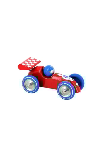 Voiture de course en bois - Dès 18 mois