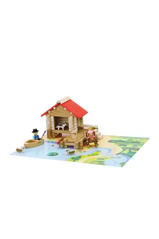 Jeu de construction en bois - 90 pièces - Dès 3 ans