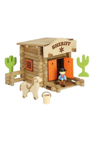 Jeu de construction en bois - 80 pièces - Dès 5 ans