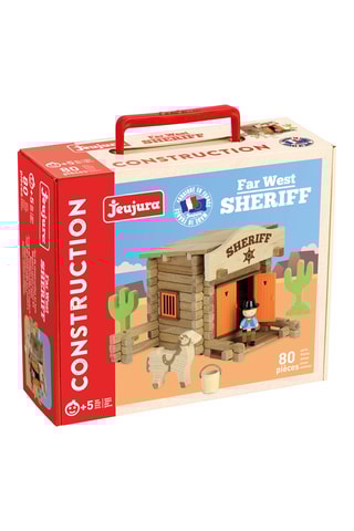 Jeu de construction en bois - 80 pièces - Dès 5 ans