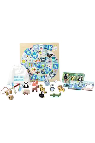 Coffret Multi-jeux des tout-petits en bois