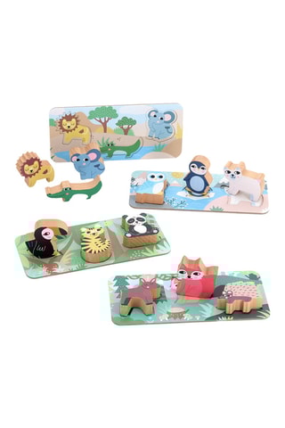 Coffret Multi-jeux des tout-petits en bois