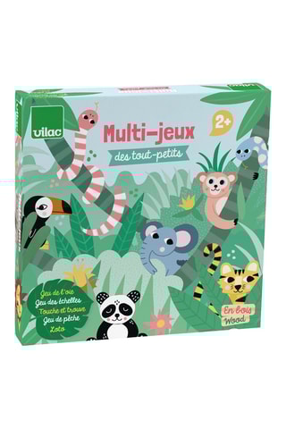 Coffret Multi-jeux des tout-petits en bois