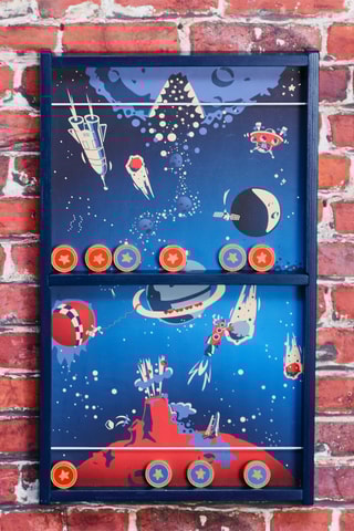 Jeu de palets de l'espace en bois - Dès 5 ans