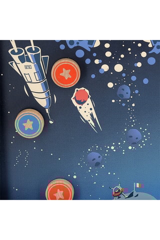Jeu de palets de l'espace en bois - Dès 5 ans