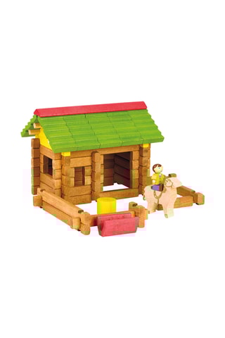 Jeu de construction en bois - 64 pièces - Dès 3 ans