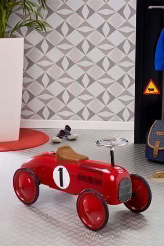 Porteur voiture vintage - Rouge - Dès 18 mois