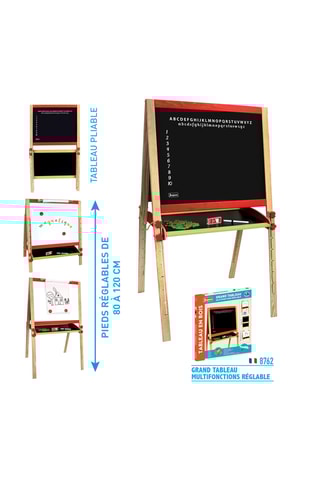 Tableau multifonctions en bois - Dès 3 ans