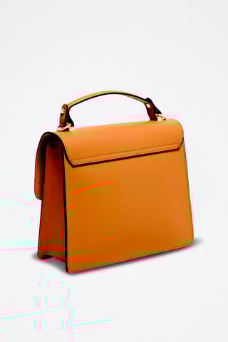 Leren Schoudertas Iris - Camel