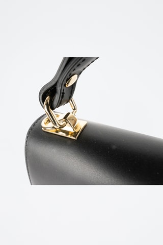 Bolso de piel Alysse - Negro