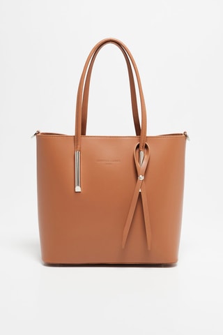 Leren Handtas Gia - Camel