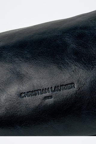 Leren Schoudertas Mei - Blauw