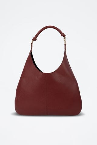 Leren Shopper Suri - Bordeauxrood