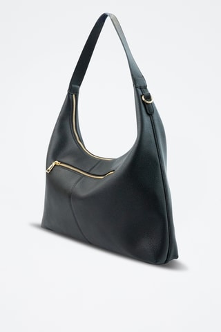 Leren Trendy Handtas Alix - Zwart