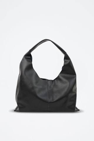 Leren Trendy Handtas Azza - Zwart