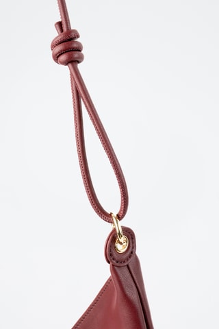 Leren Trendy Handtas Gwen - Bordeauxrood