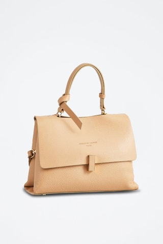 Leren Handtas Eva - Nude