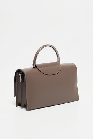 Leren Handtas Milo - Taupe