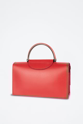 Leren Handtas Milo - Rood