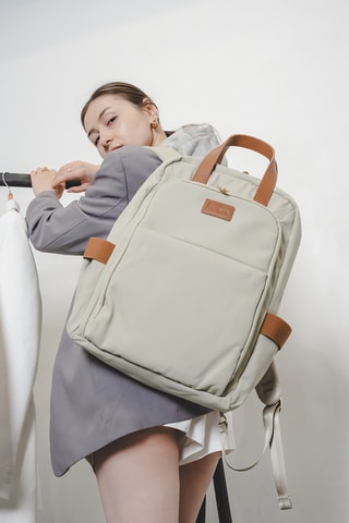 Rugtas Juna - Lichtgrijs