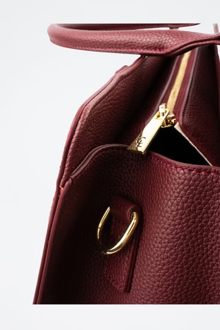 Leren Handtas Nya - Bordeauxrood